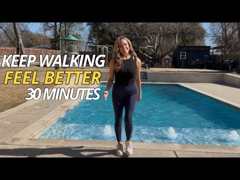 Feel Better Fast ❤️ 30-Minute Walking Workout (Low Impact Fat Burn + Optional Arms)