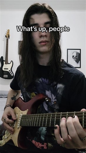 Playing Death Note Anime Guitar Cover - Ryuk's Theme