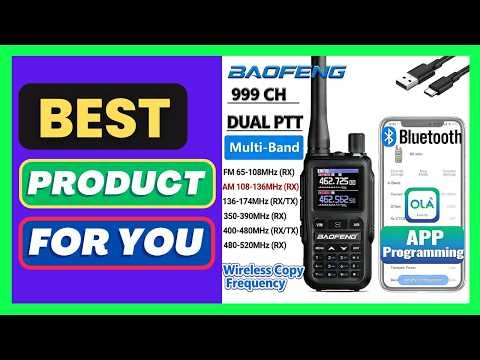 BAOFENG UV-5R Mini Walkie Talkie Bluetooth Programming Frequency Dual