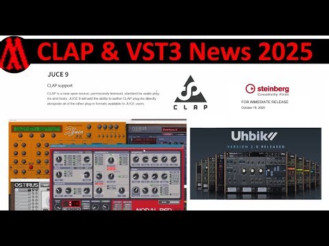 CLAP (Clever Audio Plugin) and Steinberg Licensing Update - News Autumn 2025