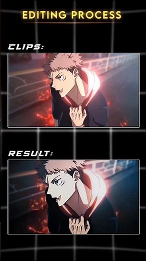 Alight Motion Editing process 🗣️🔥 #alightmotion #jujutsukaisen #anime #animeedit #shorts