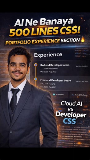 My Portfolio Experience Section Built by cloud AI