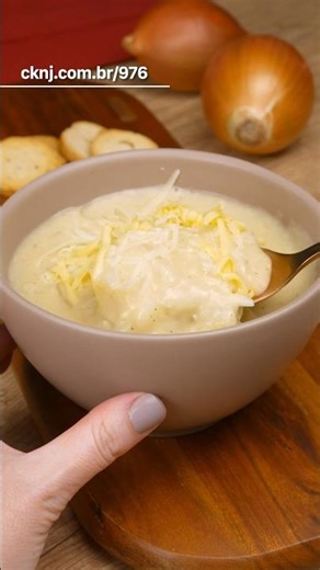 Como fazer Sopa de Cebola do Outback #sopadecebola