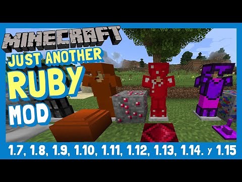 Just Another Ruby Mod (Otros más minerales) - Review e Instalación - | Desde la 1.7 hasta la 1.15 |