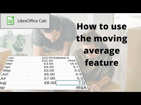How to create a moving average in LibreOffice Calc