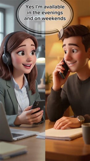 Calling for a Job Interview | Simple English Conversation #interview #job