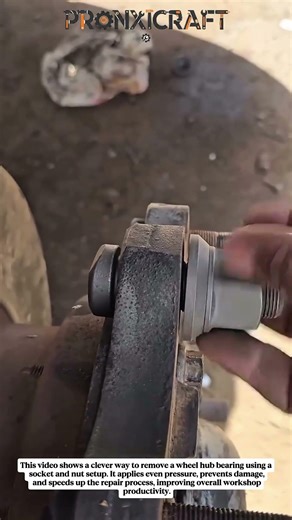 Wheel Hub Bearing Removal Made Easy | Smart Socket Trick!