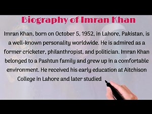 Imran Khan Biography: From Cricket Legend to Pakistan Leader | Imran Khan life story | Great leader