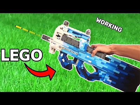 Working LEGO P90 | Black Ice - Rainbow Six Siege #legogun