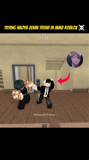 Me Trying Naoya Zenin Trend In Mm2 Again 🔥 #roblox#fyp