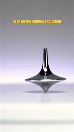 This spinning top explodes Rainbow... #satisfying