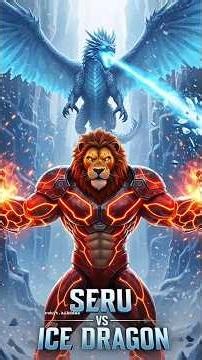 Seru vs Ice Dragon 🐉🔥 | Magical Ice World Adventure Story in Hindi | #cartoon #dragon #ice #shorts