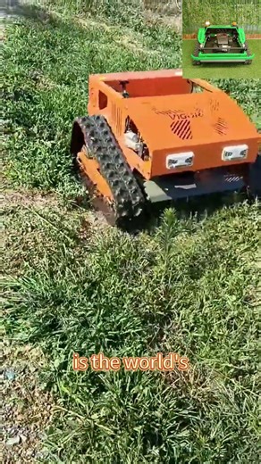 China made radio controlled lawn mower low price for sale, chinese best remote slope mower for sale