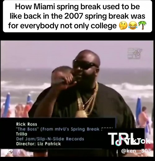 Miami Spring Break: A Throwback to 2007