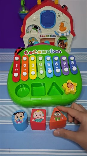 Unique and fun cocomelon colorful shape sorter