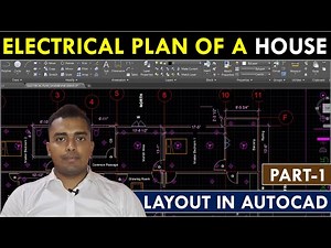 ELECTRICAL PLAN OF A HOUSE | HOW TO CREATE AN ELECTRICAL LAYOUT IN AUTOCAD BY ‪@ARCVILA‬ | Part 1​