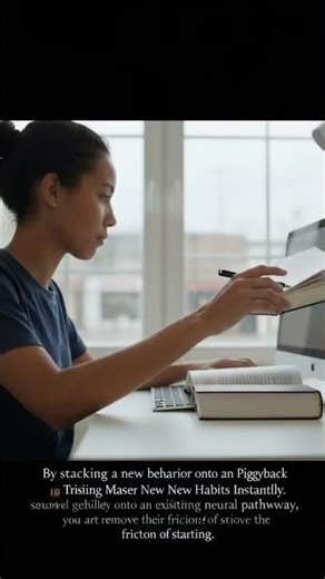 Learn Anything Faster: The Piggyback Trick to Master New Habits Instantly | in 60 seconds