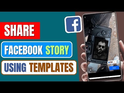 How to Make Facebook Stories Using Templates | Create & Design Facebook Story