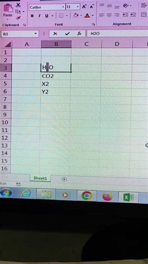 Apply Subscript in Excel Instantly|Ctrl+1|Will go to viral shorts