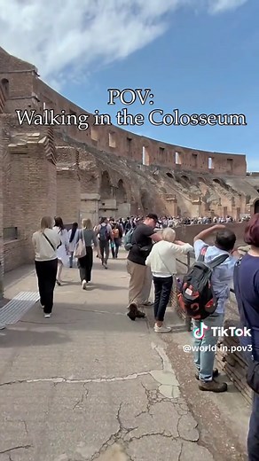 A walk through one of the greatest structures ever built by human hands. 🇮🇹 The Colosseum has stood at the heart of Rome for nearly 2,000 years, completed in 80 AD under Emperor Titus and capable of holding up to 80,000 spectators in its prime. Walking its first floor gives you a rare sense of the sheer scale and engineering genius of ancient Rome. The arches, the stone corridors, and the open view down into the arena floor bring the history of this place to life in a way no museum ever could.