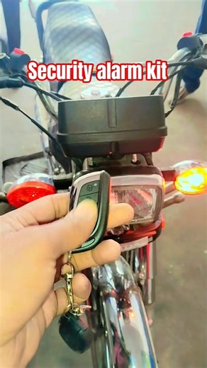 How to install security alarm kit Honda cg125 #viralvideo