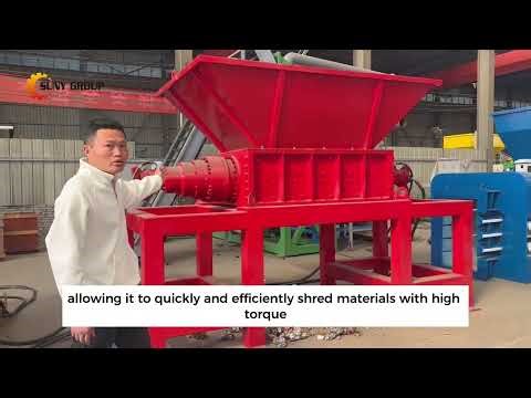 Hydraulic Heavy-Duty Shredder | Powerful Industrial Waste Recycling Machine