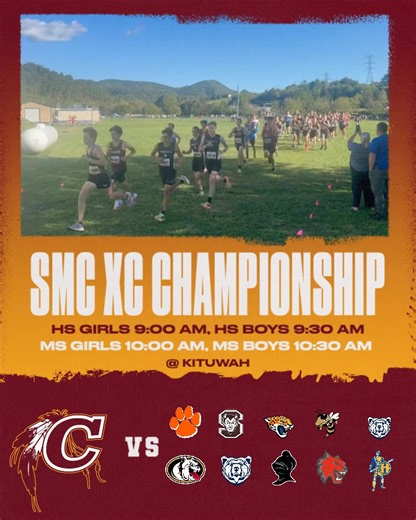 The Cross Country Teams compete in the SMC Championships on Saturday, October 18th, 2025. Come out to Kituwah as we Race the Smoky Mountain Conference for Individual and Team Championships!! #EveryBraveEveryDay #ᎢᏳᏍᏗᏉ | Cherokee Central Schools Athletics
