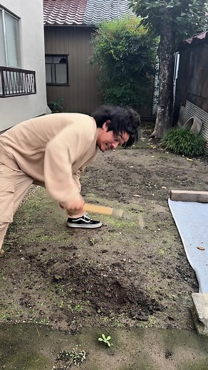埋めたジーパンを掘り出す！2ヶ月の変化