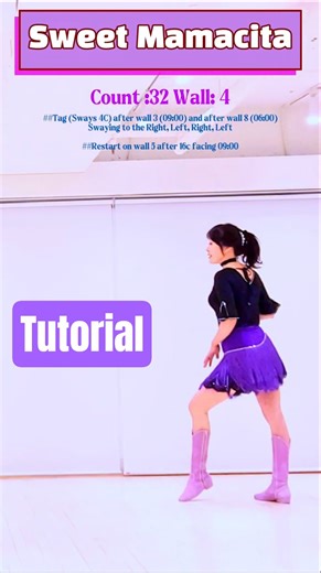 스텝설명(Tutorial)Sweet Mamacita Line Dance-Improver 스위트 마마시타 라인댄스#양자매라인댄스#마가렛과함께