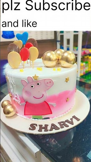 Peppa pig cake 😍🎂🎂🥰