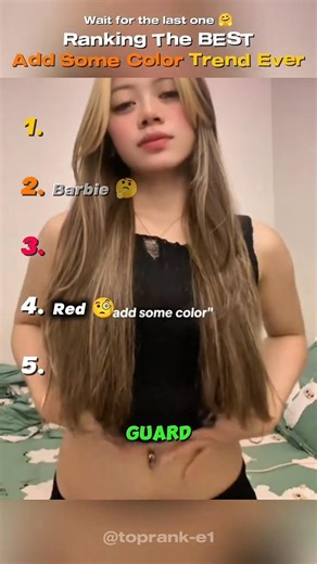 Ranking The Best Add Some Color Trend Ever #short