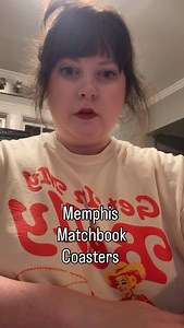 22 reactions · 4 comments | Memphis Matchbook Coasters #memphis #artsandcrafts | Rattlesnake Betty | Facebook
