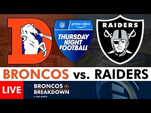 Broncos vs. Raiders Live Streaming Scoreboard, Free Play-By-Play, Highlights | NFL Week 10