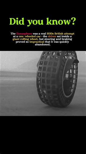 The Dynasphere: Britain’s Bizarre One-Wheeled Car That Actually Worked (Briefly)