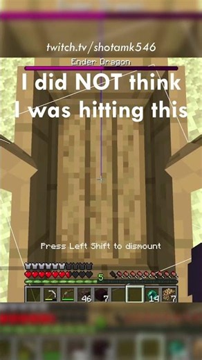 W Drags (jk I can only jitter click) #mcsr #minecraft #speedruning