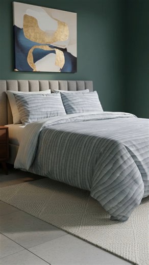 Cannon Home LB on Instagram: "Set the mood with the Muse Duvet Cover Set and unwind with ease. Explore our bed linens collection in-store or online and get up to 60% off selected items. #CannonHome #DuvetCover #Lebanon"