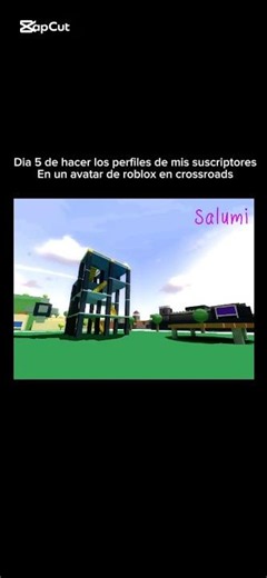 Dia 5 de hacer la foto de perfil de mis suscriptores en un avatar de roblox en Crossroads.
