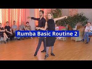 Rumba Basic Choreography 2 | Open Hip Twist, Hand to Hand, Spiral, Aida