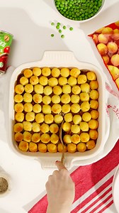 1.5K views · 12 reactions | Crunchy on the outside, fluffy on the inside. Wattie's® Pom-Poms® make it easy as to whip up an all-time favourite — Pom Pom Topped Pie. | Wattie’s NZ | Facebook