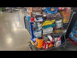 Grocery Shopping at Sam's Club Before Summer Break| $800 Haul with Prices