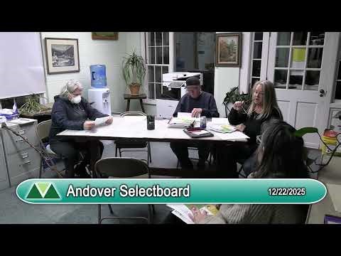Andover Selectboard 12/22/25