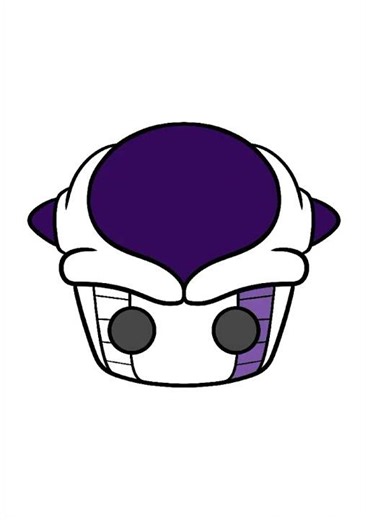 Cute Cupcake Frieza | Dragon Ball Dessert Crossover | วาดการ์ตูน กันเถอะ