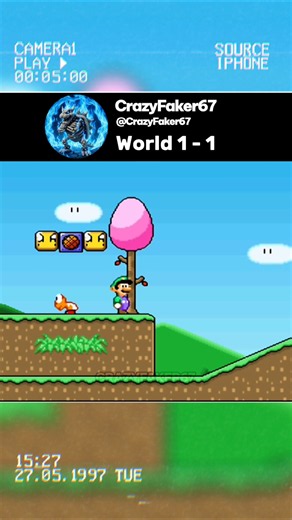 Super Luigi World: A Journey to Save Daisy || #snes #luigi #gameplay #shorts