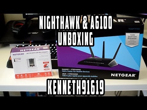 Netgear Nighthawk with A6100 AC Mini Adapter Unboxing and First Look