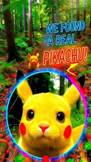 🤯😱 Real Pikachu Caught on Camera?! #shorts #youtubeshorts #pokemon #pikachu