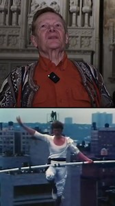 Philippe Petit is known for high wire performances and he is doing another one at St. John the Divine on 21 called Ribbon Walk. #nychistory #newyorkcity #philippepetit #tightrope #nycart | Hereinnyc | Facebook