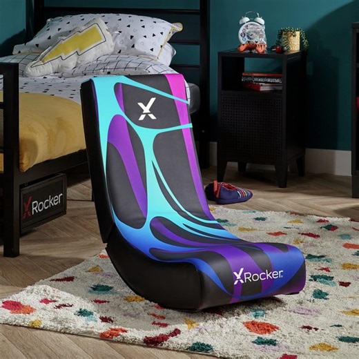 Buy X Rocker Galaxy Video Rocker Junior Gaming Chair - Purple | Office chairs | Argos