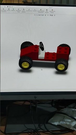 Toy car design in solidworks #solidworks #machine #car