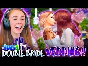 JESSY + ROXY GET MARRIED!! 😍 Plus CC Update! (The Sims 4 IN THE CITY #23! 💒)￼