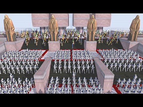 501st Clones Execute ORDER 66 on Jedi Temple... - Men of War: Star Wars Mod